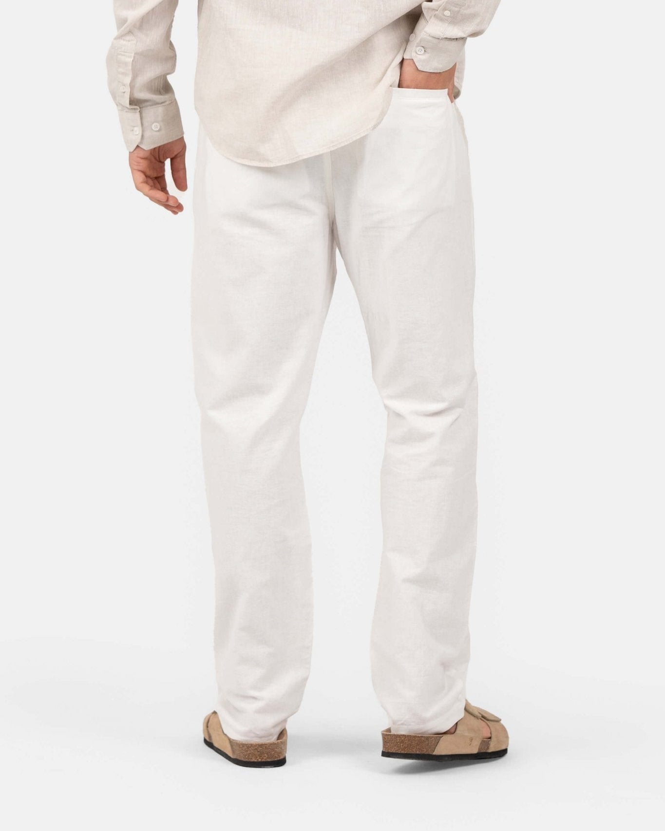 Hørbukser Hvid | Skagen - clothing.dk